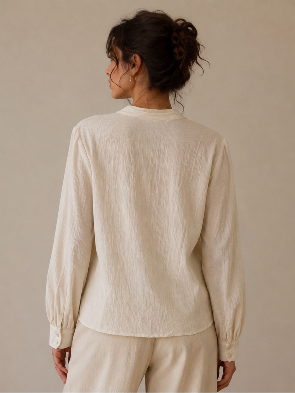 Nygard Collection Ruffled Cardigan - Picture 2 of 4